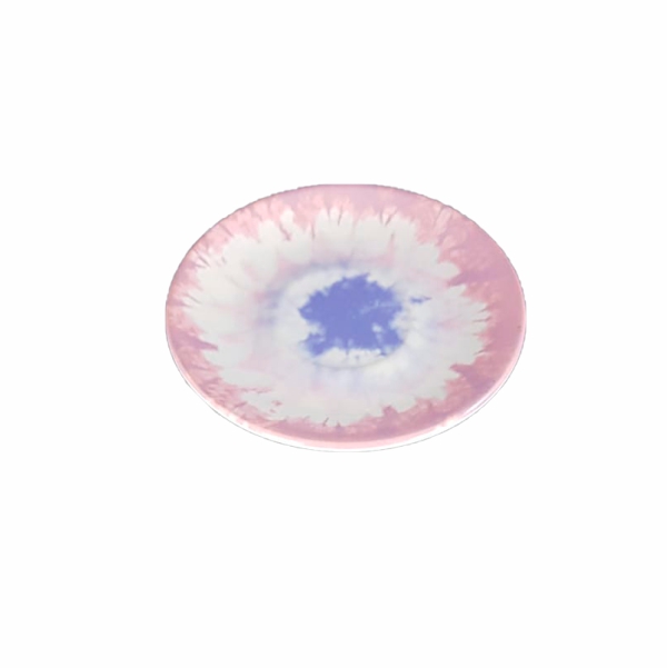 Bandeja Rosa Redonda Tie Dye P